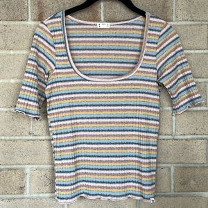 Striped crop top billabong